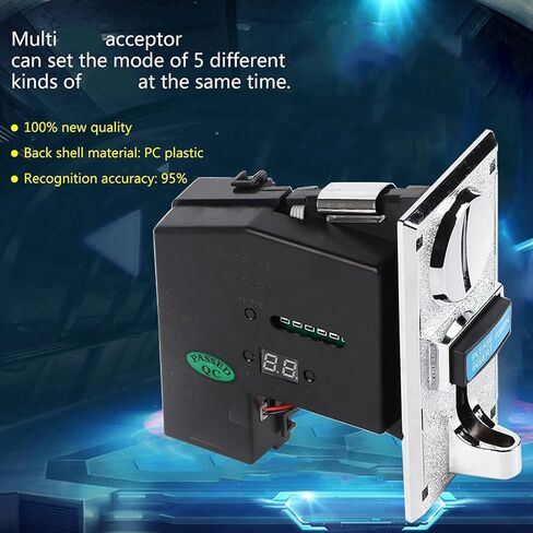 6 Type ProgrammableCoin CPU for ArcadeVideo Games Vending Washing Machine Part, MultiCoins Acceptor Selector, Advanced Security Features, Support Multi Signal Output in Saudi Arabia
