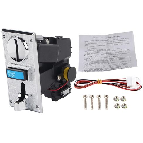 6 Type ProgrammableCoin CPU for ArcadeVideo Games Vending Washing Machine Part, MultiCoins Acceptor Selector, Advanced Security Features, Support Multi Signal Output in Saudi Arabia