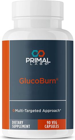 مكمل دعم جلوكو بيرن من Primal Labs مع مستخلص أوراق التوت الأبيض وحمض ألفا ليبويك، 90 كبسولة نباتية in Kuwait