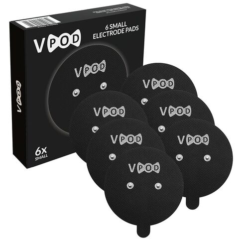 مفاهيم العلاج بالتدليك TENS Unit Electrode Pads 6 Pack - منصات بديلة لاسلكية لتحفيز العضلات بدون سلك - متوافقة مع وحدات آلة TENS - ذاتية اللصق قابلة لإعادة الاستخدام in Kuwait