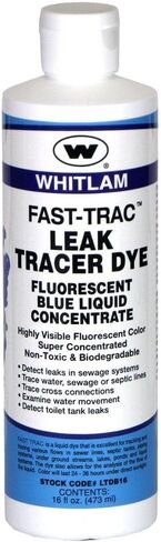 F​AST-T​rac ​LTDB16 Liquid Leak Tracing Dye​, Blue, 16 Ounce Bottle, Treats Up to 12,500 Gallons. in Saudi Arabia
