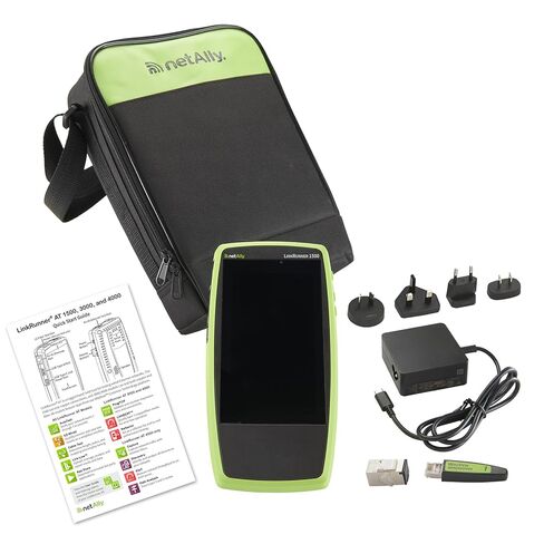 NetAlly LinkRunner AT 1500 Essential Network & Cable Tester | Fast 8-Step AutoTest, PoE + Load, ping, Switch, VLAN, DHCP, DNS, Gateway | Reliable, standardised Results for Daily Network Validation in Kuwait