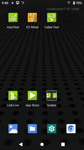 NetAlly LinkRunner AT 1500 Essential Network & Cable Tester | Fast 8-Step AutoTest, PoE + Load, ping, Switch, VLAN, DHCP, DNS, Gateway | Reliable, standardised Results for Daily Network Validation in Kuwait