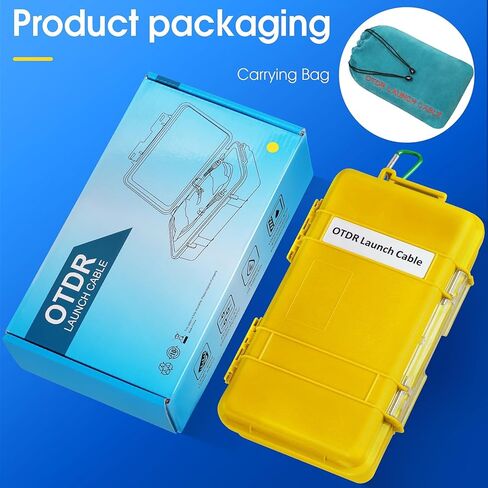 OTDR Launch Cable Box SCAPC-LCUPC 1000m OTDR Transmission Cable Box Single Mode (9/125) SM Fiber Tester Extension Line Fiber Dead Zone Eliminator FTTH Testing Tool in Saudi Arabia