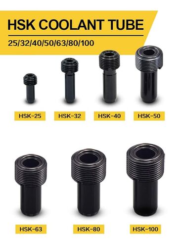 10PCS HSK40 Coolant Tube Pipe with O-Ring Swivel Nut for HSK40 Tool Holder in Kuwait