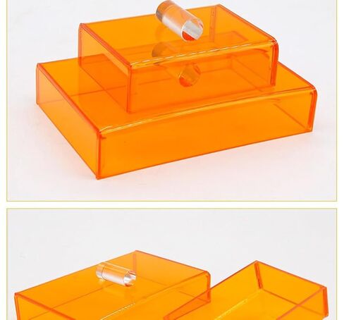 Dental Curing Light Protector Box Orange Cover Box with 2 Size(Small + Large) in Kuwait