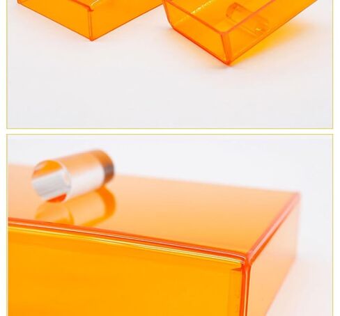 Dental Curing Light Protector Box Orange Cover Box with 2 Size(Small + Large) in Kuwait