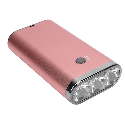 ضوء غراء لتمديد الشعر LED، مصباح 395 نانومتر للمنزل والصالون مع خيارات مؤقت 10s 30s 60s 90s، ضوء LED سريع المعالجة (ذهبي وردي) in Saudi Arabia