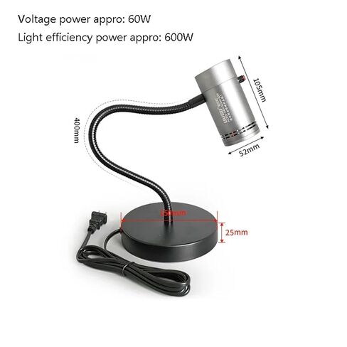 Ultra high Strength 600W 395nm 405nm LED UV Curing lamp Ultraviolet shadowless Glue Crystal Drop Glue Resin Ink Paint Curing(395NM_4W) in Saudi Arabia