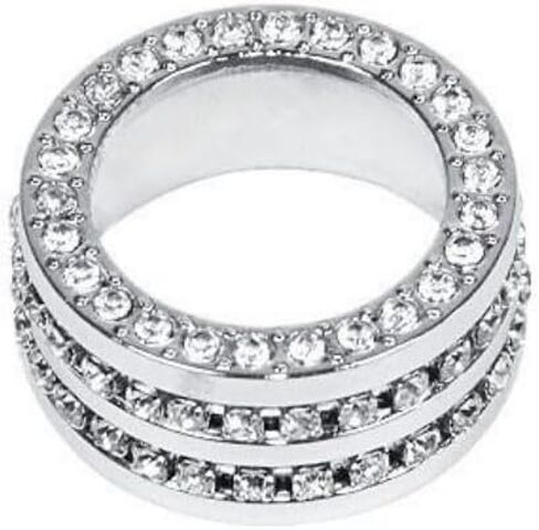 Car Interior Diamond Cover Bling Crystal Rhinestones Accessories Compatible with Honda CRV Breeze 2023-2025 (Silver, Front AC Vent Bolt Rings 4 Pieces) in Kuwait