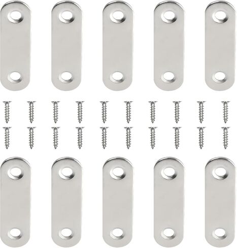 20Pcs Flat MLK 76 Mm X 16 Mm Flat Straight MLK Stainless Steel St - Size: 76Mm (20Pcs) in Saudi Arabia
