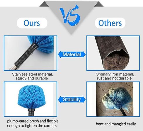Rain Gutter Cleaning Brush Tool, 14–16ft Flexible Roofing Scraper for Drain Cleaning, Snow, Leaves, and Roof Maintenance in Saudi Arabia