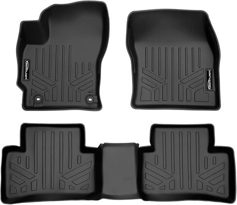 SMARTLINER Custom Fit Floor Mats 2 Row Liner Set for 2007-2011 Toyota Tundra in Saudi Arabia