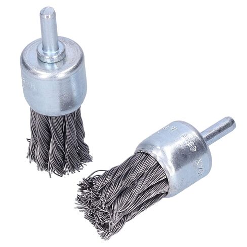 6Pcs Heavy Duty Twisted Steel Wire Brush Set for Rust Removal Paint Stripping and Metal Deburring High Carbon Steel Wire Drill Brush Attachments for Grinding and Preparatio in Saudi Arabia