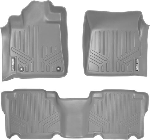 SMARTLINER Custom Fit Floor Mats 2 Row Liner Set for 2007-2011 Toyota Tundra in Saudi Arabia