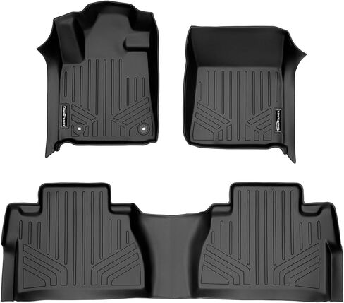 SMARTLINER Custom Fit Floor Mats 2 Row Liner Set for 2007-2011 Toyota Tundra in Saudi Arabia