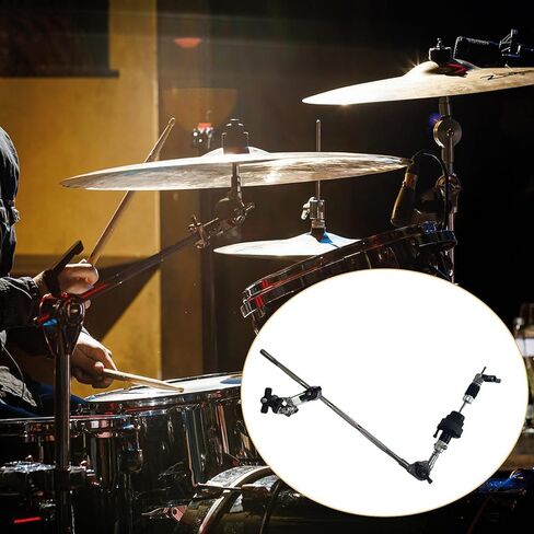 Cymbal Stand Extension Arm with Clamp, Metal with Tension Adjustor Cymbal Holder Mount Attachment, Drum Set Hardware in Kuwait
