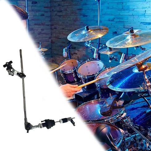 Cymbal Stand Extension Arm with Clamp, Metal with Tension Adjustor Cymbal Holder Mount Attachment, Drum Set Hardware in Kuwait