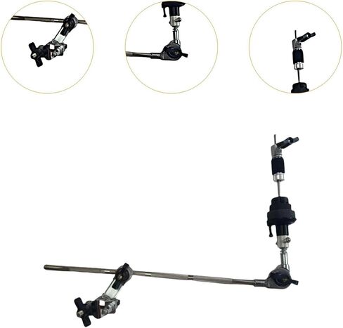 Cymbal Stand Extension Arm with Clamp, Metal with Tension Adjustor Cymbal Holder Mount Attachment, Drum Set Hardware in Kuwait