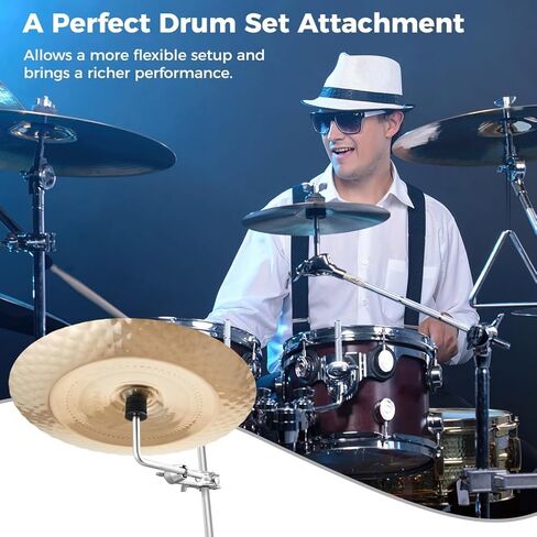 Adjustable Metal Cymbal Extension Arm With Clamp, L Rod For Drum Set, Quick-Release Nut, Boom Extension Arm For Enhanced Performance in Saudi Arabia