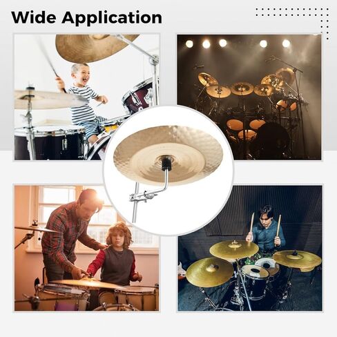 Adjustable Metal Cymbal Extension Arm With Clamp, L Rod For Drum Set, Quick-Release Nut, Boom Extension Arm For Enhanced Performance in Saudi Arabia