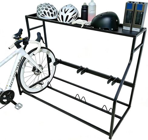 حامل أرضي للدراجة، حامل تخزين دراجات عالي التحمل للمرآب، محطة انتظار دراجات قائمة بذاتها للدراجات الجبلية على الطرق، منظم داخلي موفر للمساحة in Kuwait