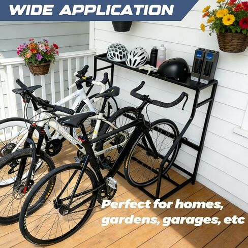 حامل أرضي للدراجة، حامل تخزين دراجات عالي التحمل للمرآب، محطة انتظار دراجات قائمة بذاتها للدراجات الجبلية على الطرق، منظم داخلي موفر للمساحة in Kuwait