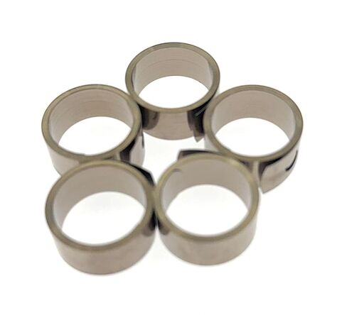 SUS301 زنبرك ثابت القوة، حمل 0.71 رطل، المعرف 0.67 بوصة، OD 0.80 بوصة، سمك المادة 0.0059 بوصة، عرض المادة 0.38 بوصة، الطول الممتد 18 بوصة، الطول الإجمالي 23 بوصة، عبوة من 5 قطع in Kuwait