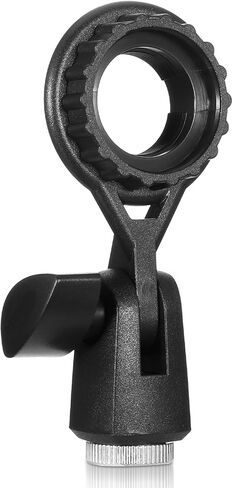 Microphone Holder for Mic Stand Condenser Mic Shock Mount Standard Interface Thread Compatible with Stand Devices with 3/8 Conversion for 0.9-Inch Shockproof Microphone Stands in Saudi Arabia