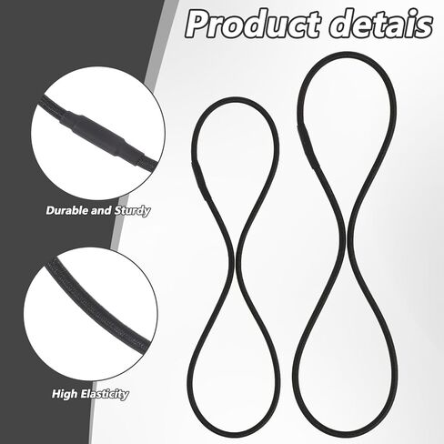 20 Pcs Mic Shock Mount Bands, Elastic Rubber Microphone Suspension Bands, Mic Shock Mount Rubber Band Fit for Studio Recording and Live in Saudi Arabia