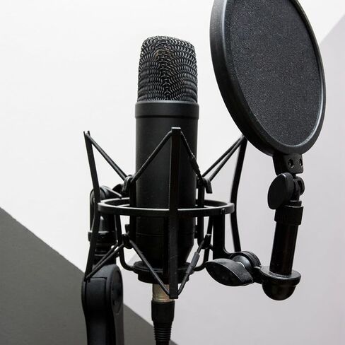 20 Pcs Mic Shock Mount Bands, Elastic Rubber Microphone Suspension Bands, Mic Shock Mount Rubber Band Fit for Studio Recording and Live in Saudi Arabia