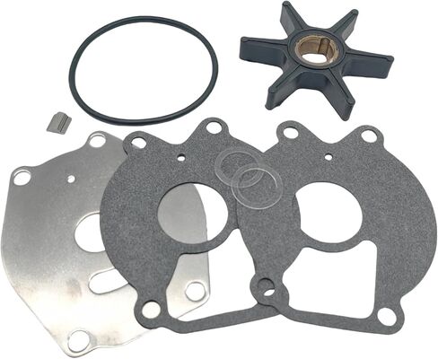 طقم دفاعة مضخة مياه 85089Q4 للقوارب البحرية متوافق مع Mercury 8 9.9 13.5 15 18 20 25 HP 2 اسطوانة بديلة 85089T7 Sierra 18-3215 in Saudi Arabia