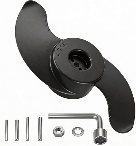 MKP-32 Weedge Weedge 2 Prop for Minn Kota، Minn Kota Prop استبدال يناسب محركات 3-5/8 بوصة، مروحة محرك التصيد لتضاريس Minn Kota، Edge، Endura، Powerdrive، Riptide 50، 55، 65، 70 in Kuwait