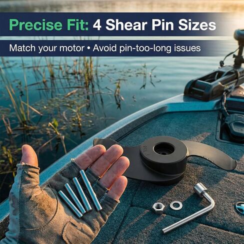 MKP-32 Weedge Weedge 2 Prop for Minn Kota، Minn Kota Prop استبدال يناسب محركات 3-5/8 بوصة، مروحة محرك التصيد لتضاريس Minn Kota، Edge، Endura، Powerdrive، Riptide 50، 55، 65، 70 in Kuwait