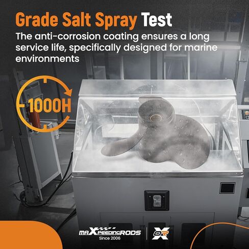 maxpeedingrods 4 شفرات 13 × 17 مروحة قارب من الألومنيوم لمحركات الزئبق 40 50 60 65 70 75 80 90 100 115 125 140HP 15 أسنان خددية، RH، الأجزاء رقم # 48-8M8026590 in Kuwait