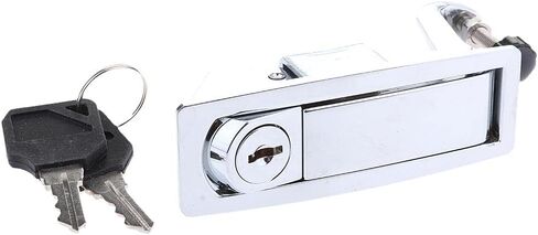 1 قطعة قفل مزلاج ضغط الكروم لأبواب خزانة مقطورات Horsebox in Kuwait