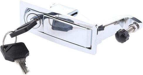 1 قطعة قفل مزلاج ضغط الكروم لأبواب خزانة مقطورات Horsebox in Kuwait