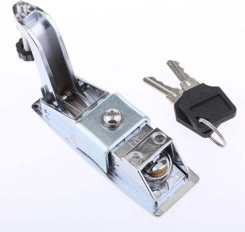 1 قطعة قفل مزلاج ضغط الكروم لأبواب خزانة مقطورات Horsebox in Kuwait