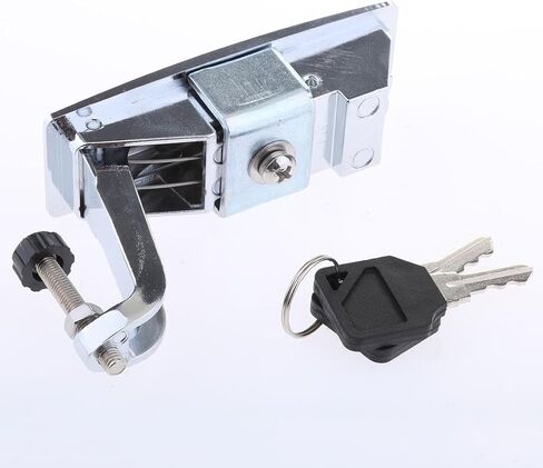 1 قطعة قفل مزلاج ضغط الكروم لأبواب خزانة مقطورات Horsebox in Kuwait