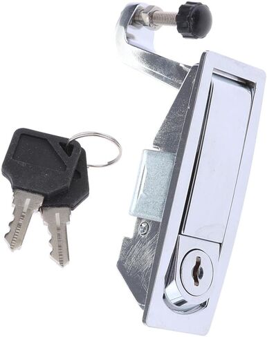 1 قطعة قفل مزلاج ضغط الكروم لأبواب خزانة مقطورات Horsebox in Kuwait