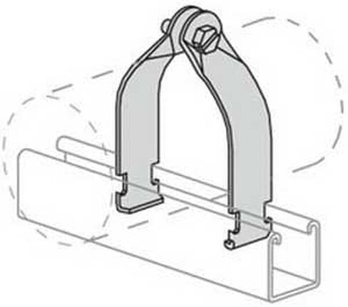 Power-Strut PS-1300-1/2-EG 1/2 in Universal Clamp for EMT, IMC & GRC, in Saudi Arabia
