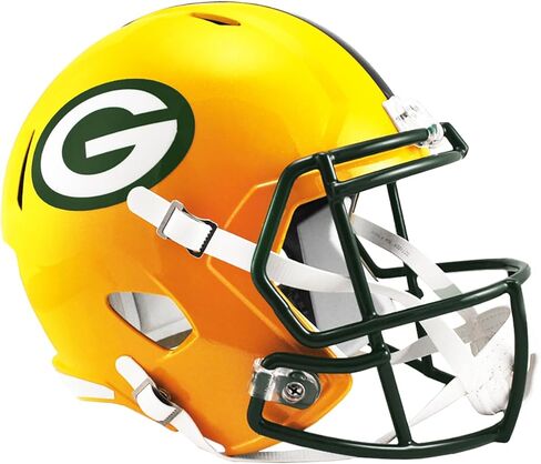 Green Bay Packers Current New Riddell Speed Replica Full Size Football Helmet - NFL Replica Helmets in Saudi Arabia