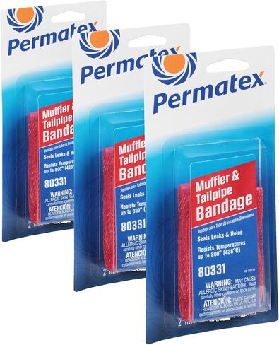 Permatex 80331-12PK Muffler and Tailpipe Bandage, 84 sq. in. (Pack of 12) in Kuwait