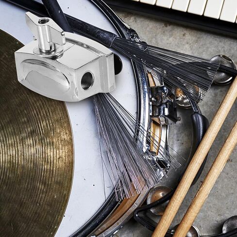 أجزاء طبلة Zerodeko Drum Mount Floor Tom Leg Bracket Alloy Tom Drum متوافقة مع ملحق الإيقاع العملي للإعداد الدقيق والدعم in Saudi Arabia