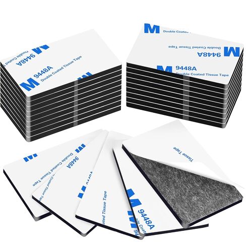 52 Pcs Double Sided Adhesive Pads, Two Sided AdhesiveTape,Double Sided Mounting Tape Heavy Duty for Walls,Hanging,Mirrors,Heavy Objects in Kuwait