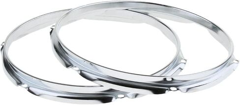 2Cast Tom Drum Hoops Batter Snare Side Percussion Instrument Parts 6 Lugs Replacement Hardware- 10inch 6 Holes in Saudi Arabia