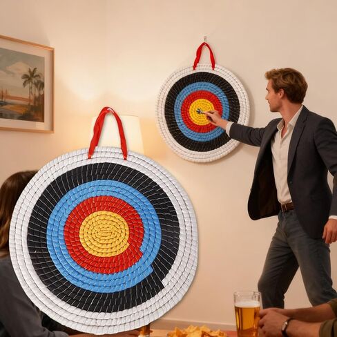Genérico Straw Target | Portable Handwoven Training Tool Outdoor For Men Women Boys Girls Youth Teens Son Daughter Students Competition Club Activities in Saudi Arabia