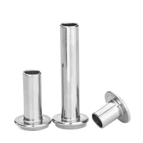 M1.5 M1.7 M2 M2.5 M3 M3.5 304 Stainless Steel Round Flat Button Head Half Semi Hollow Shank Rivet Screw Screw L=3~40mm(18mm,M2.5-30pcs) in Kuwait