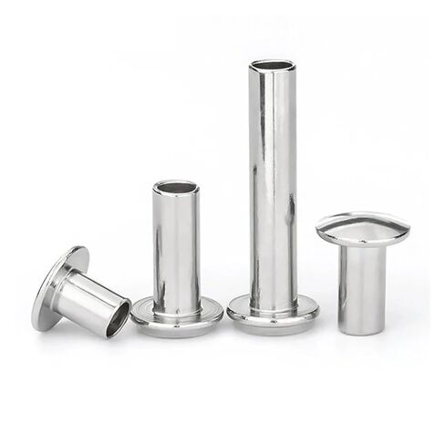 M1.5 M1.7 M2 M2.5 M3 M3.5 304 Stainless Steel Round Flat Button Head Half Semi Hollow Shank Rivet Screw Screw L=3~40mm(18mm,M2.5-30pcs) in Kuwait