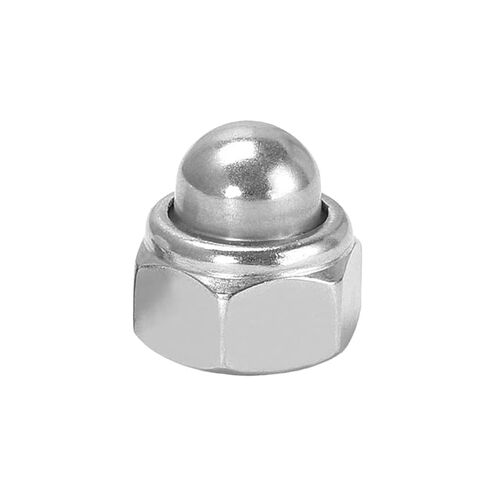 2/10Pcs Stainless Steel M4 M5 M6 M8 M10 M12 Acorn Cap Cover Dome Hex Hexagon Nylon Insert Lock Nut Self-Locking Nylock Locknut(Nylon Cap,10pcs M5) in Kuwait
